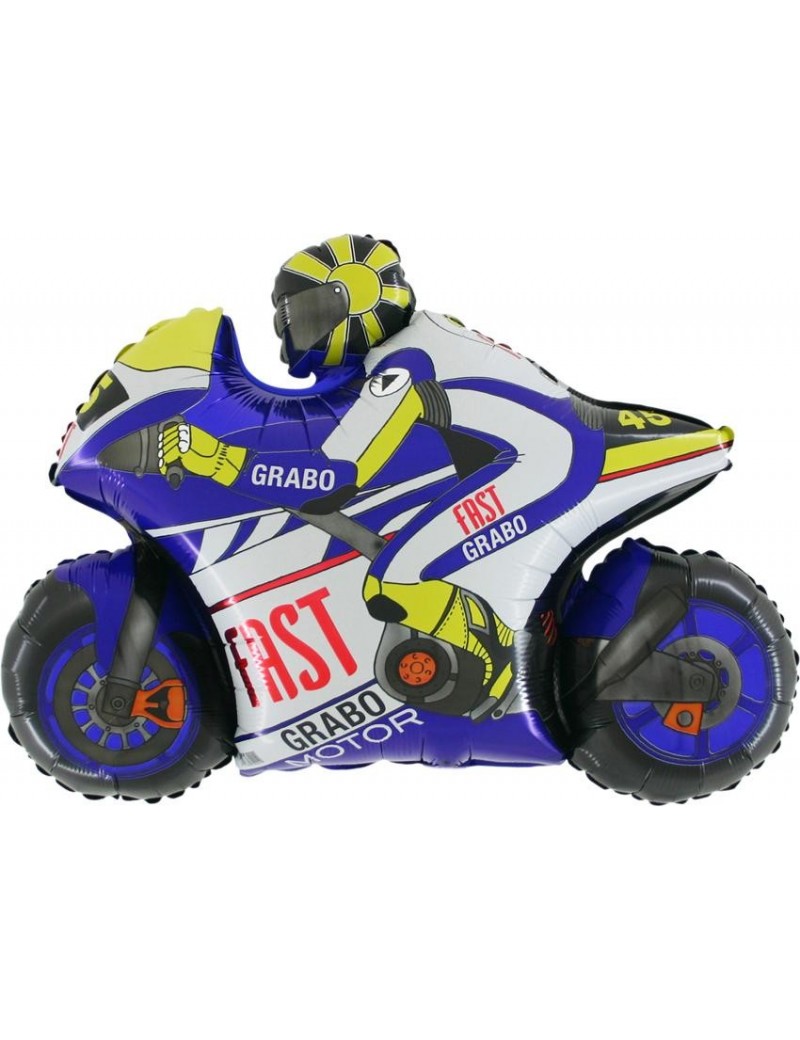 Palloncino Moto GP Blu