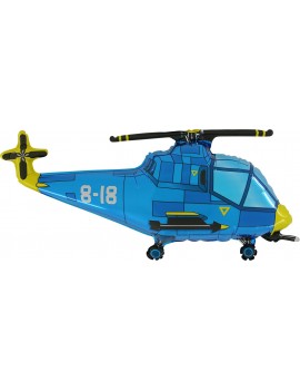 Palloncino Elicottero Blu