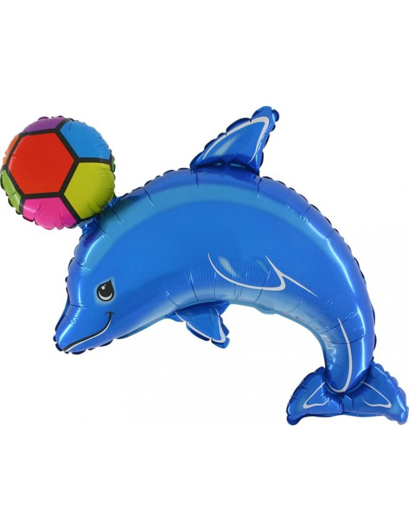 Palloncino Delfino Blu con Palla