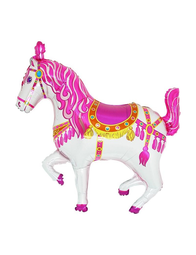 Palloncino Cavallo Circo Rosa