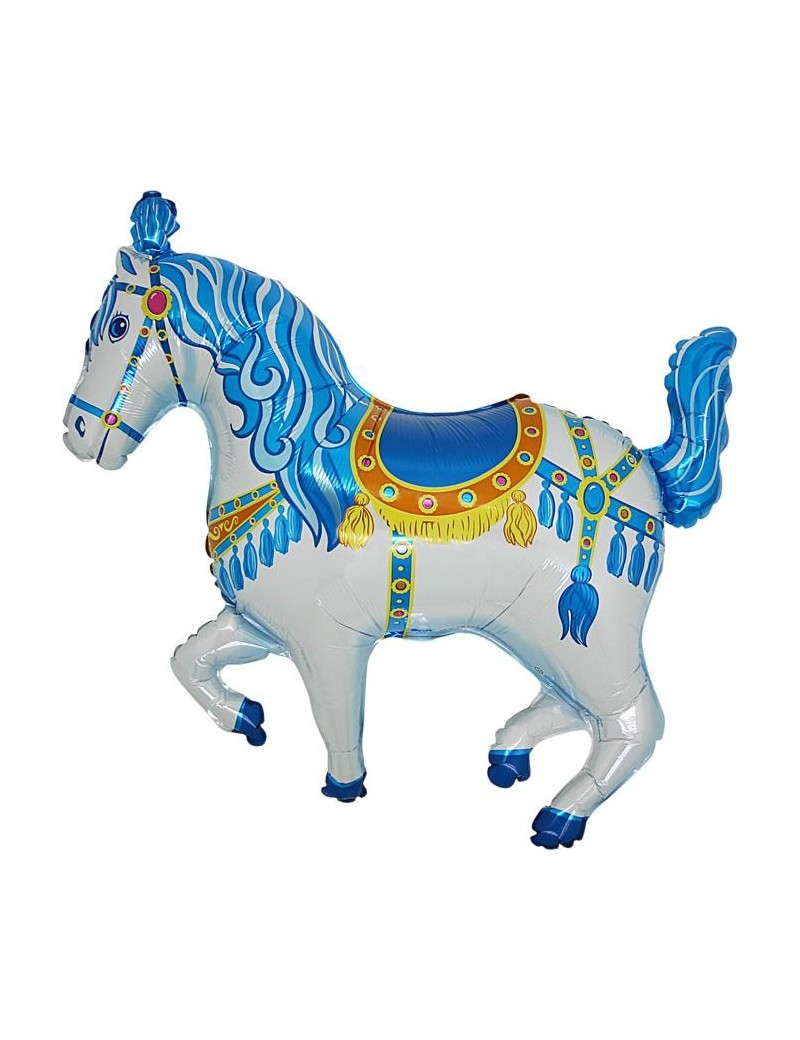 Palloncino Cavallo Circo Blu