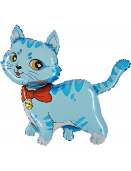 Palloncino Gatto Celeste