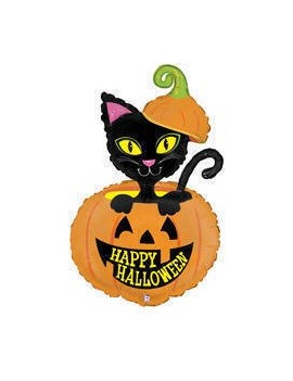Palloncino Gatto con Zucca