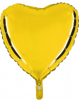 Palloncino Cuore 18" Colore Oro