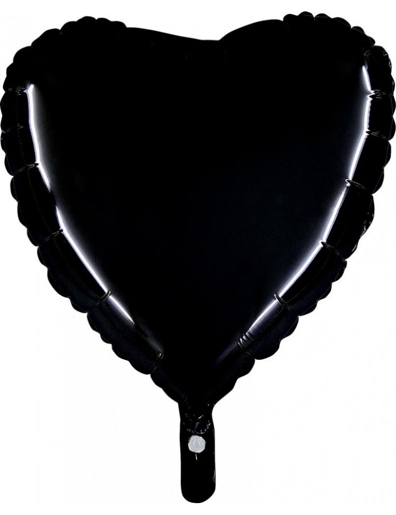 Palloncino Cuore 18" Colore Nero