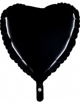 Palloncino Cuore 18" Colore Nero