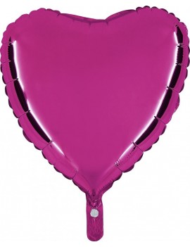 Palloncino Cuore 18" Colore Fucsia