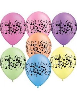Palloncini in Lattice Note Musicali Misti