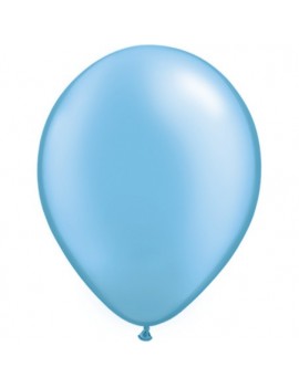 Palloncini in Lattice Metallizzato Celeste 14" da 50 pz