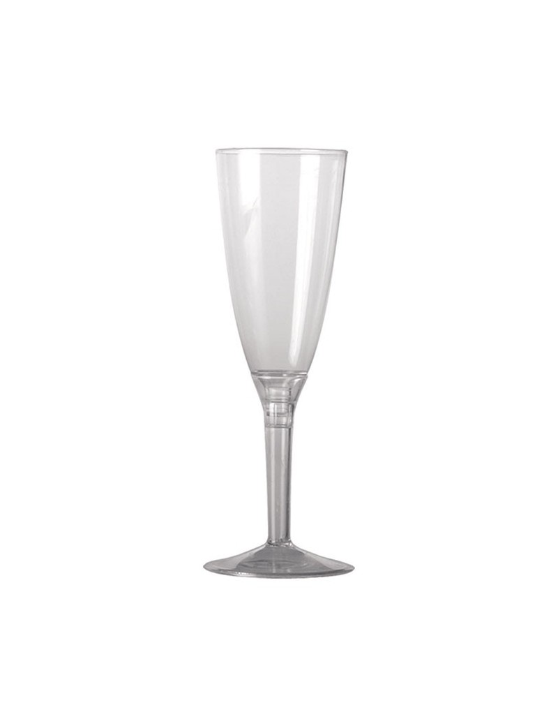 Calice Flute in Plastica Colore Trasparente