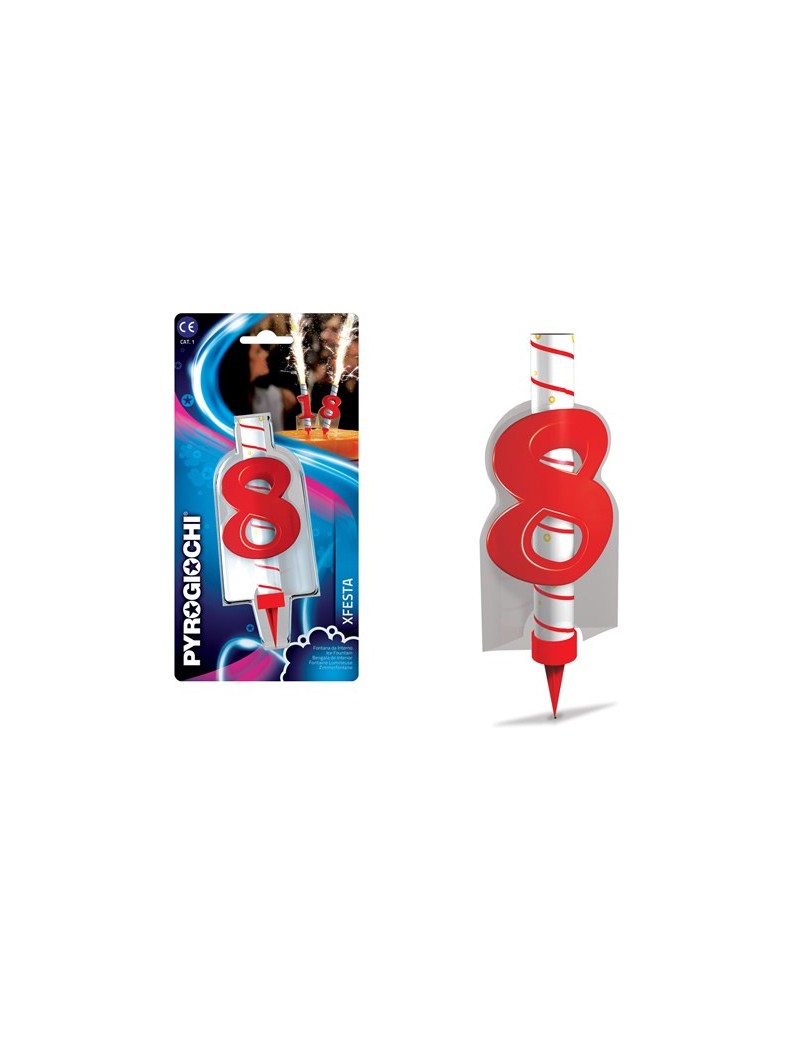 Candela Fontana Luminosa Numero Otto