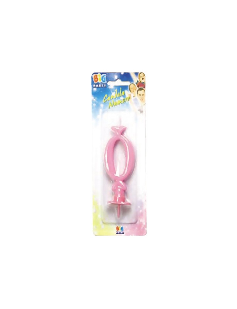 Candelina Rosa Maxi Numero 0