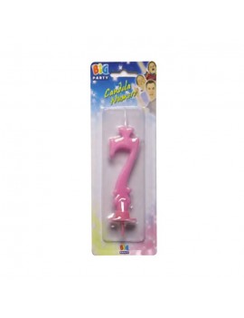 Candelina Rosa Maxi Numero 7