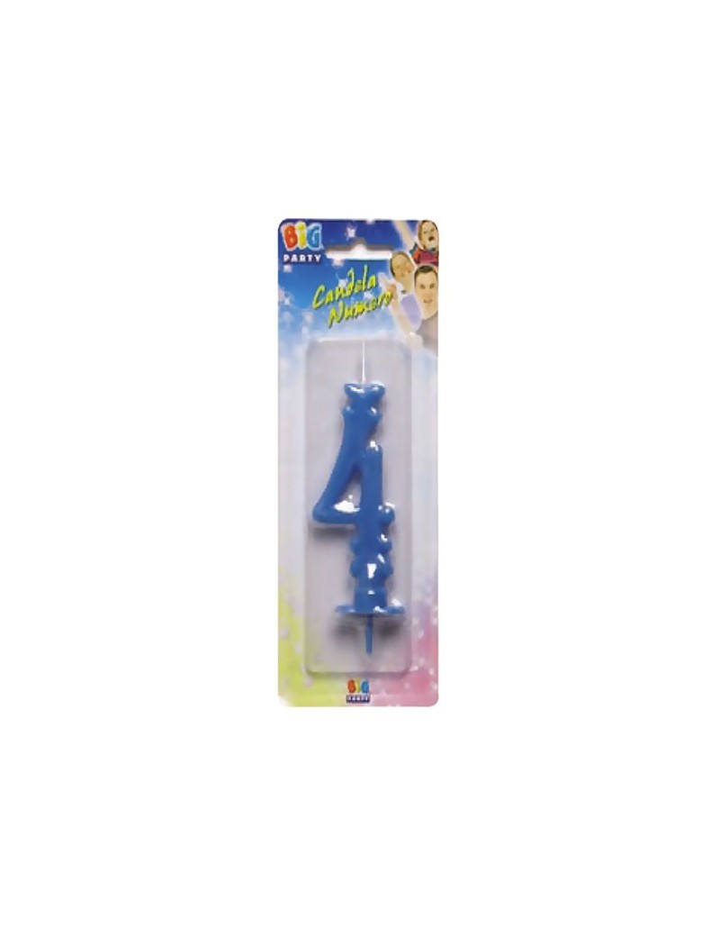 Candelina Celeste Maxi Numero 4