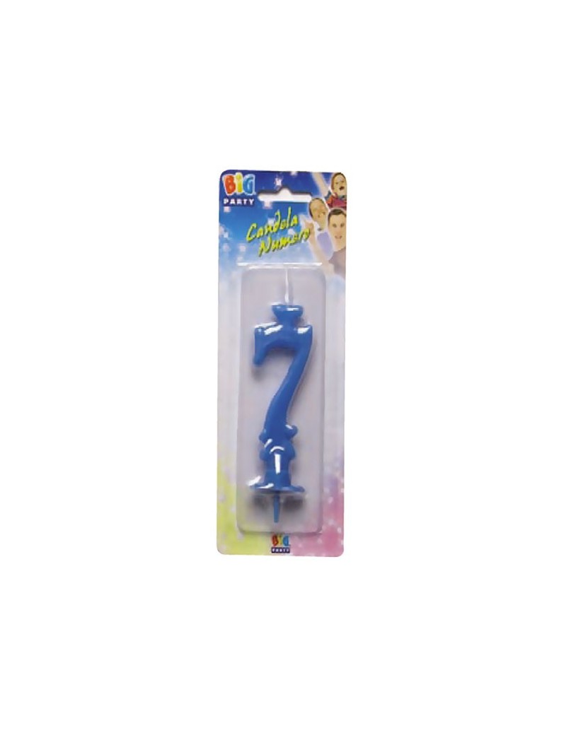 Candelina Celeste Maxi Numero 7