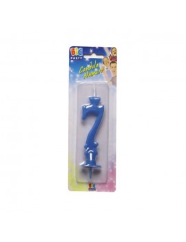 Candelina Celeste Maxi Numero 7