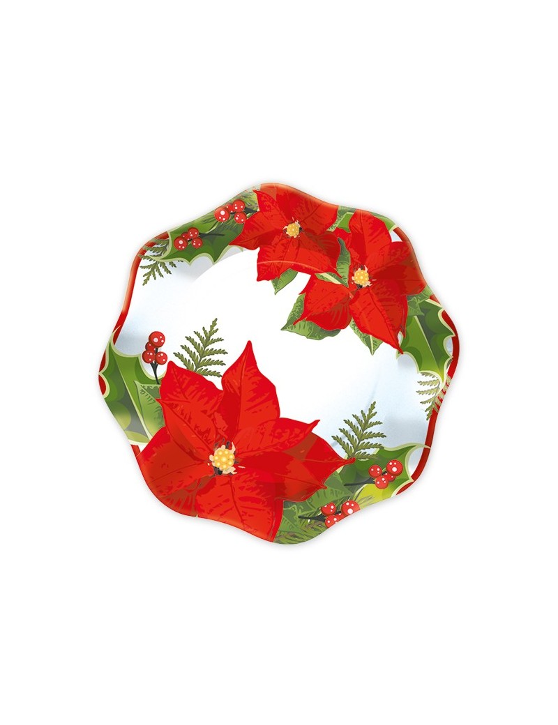 Coppette Stella di Natale da 16 cm (10 pz)