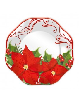 Piatti Stella di Natale da 23 cm (10 pz)