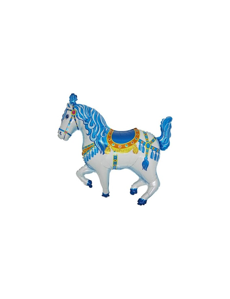 Mini Palloncino Cavallo Circo Blu