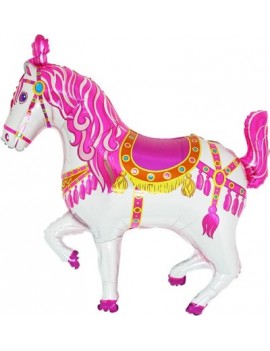 Mini Palloncino Cavallo Circo Rosa