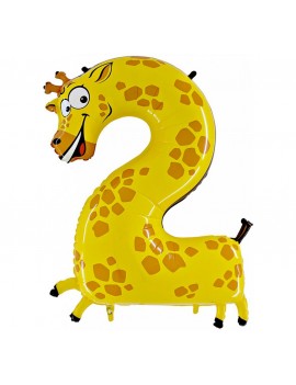 Animaloons Giraffa Numero 2 (100cm)