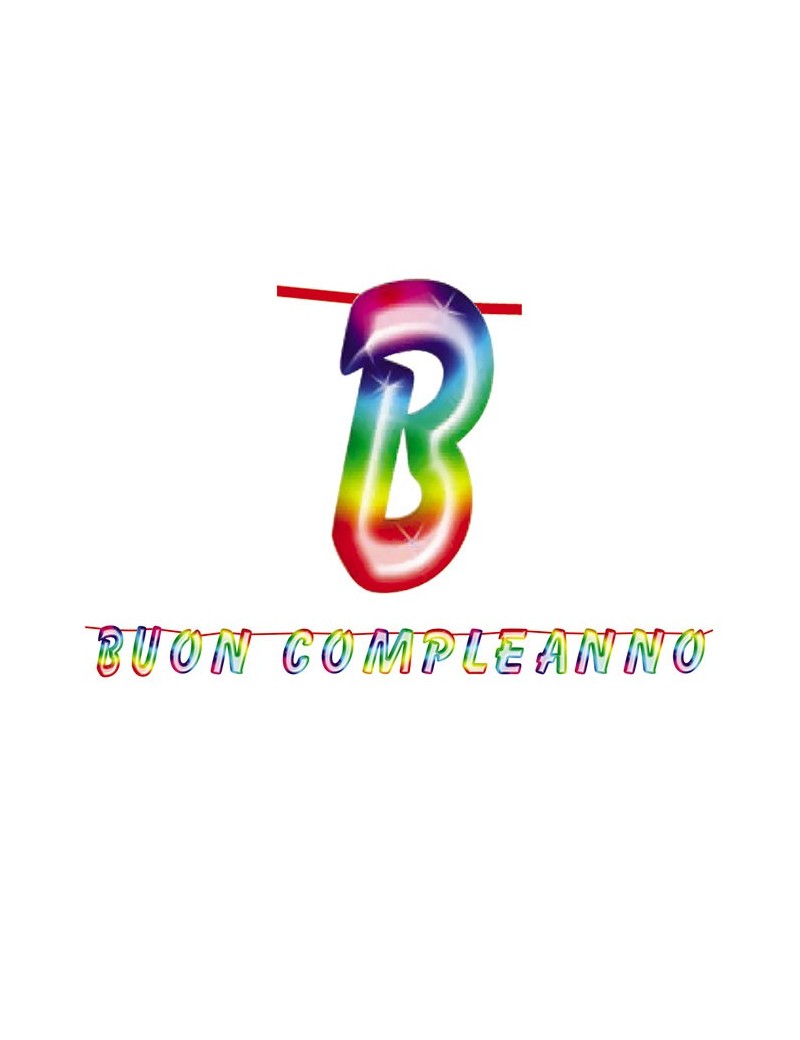 Festone Buon Compleanno Fantasy