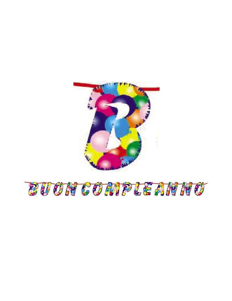 Festone Buon Compleanno Balloons