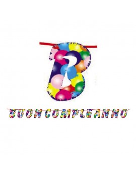 Festone Buon Compleanno Balloons