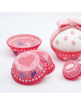 Pirottini per Cupecakes Cuore (100 pz)