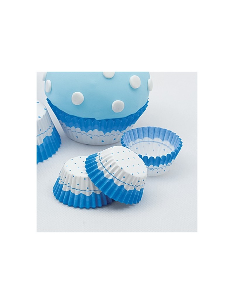 Pirottini per Cupecakes Pallini Celesti (100 pz)