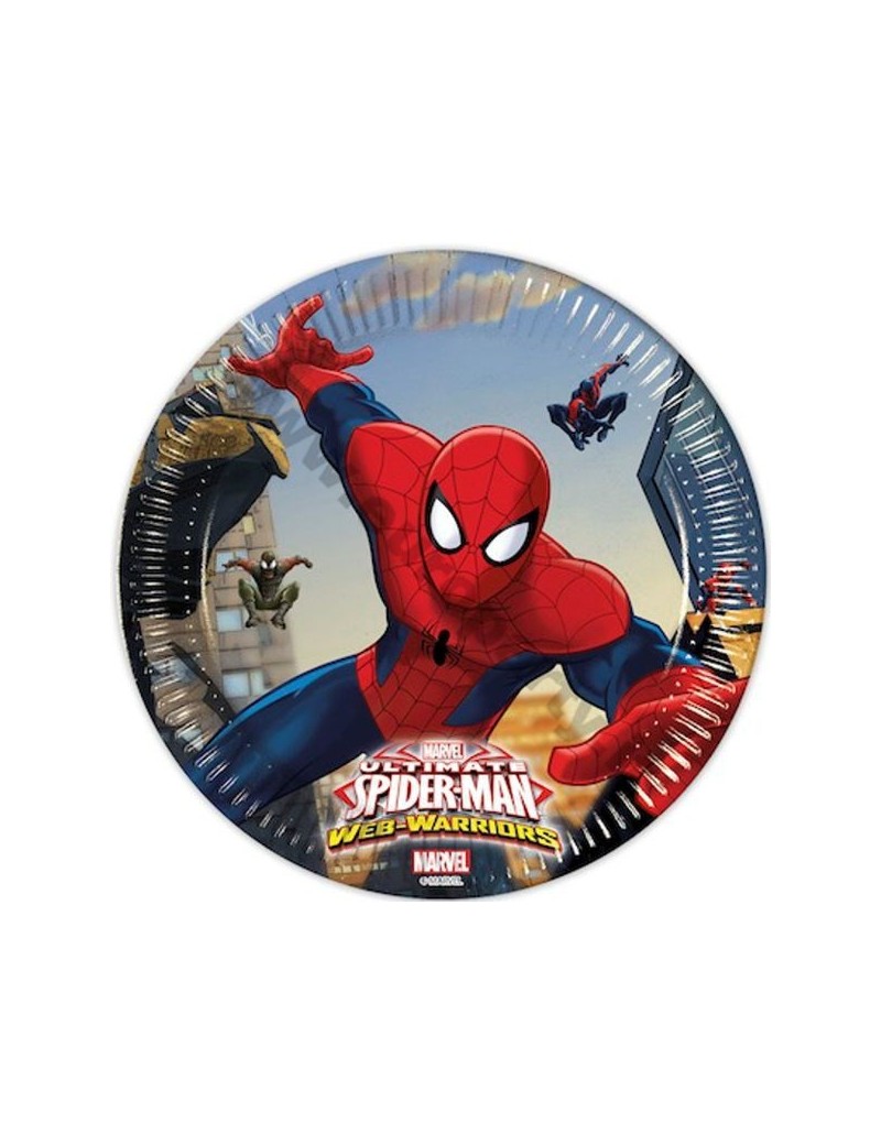 Piatti di Carta Spiderman da 20 cm