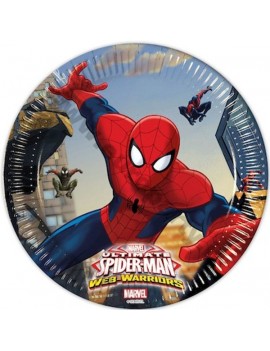 Piatti di Carta Spiderman da 20 cm