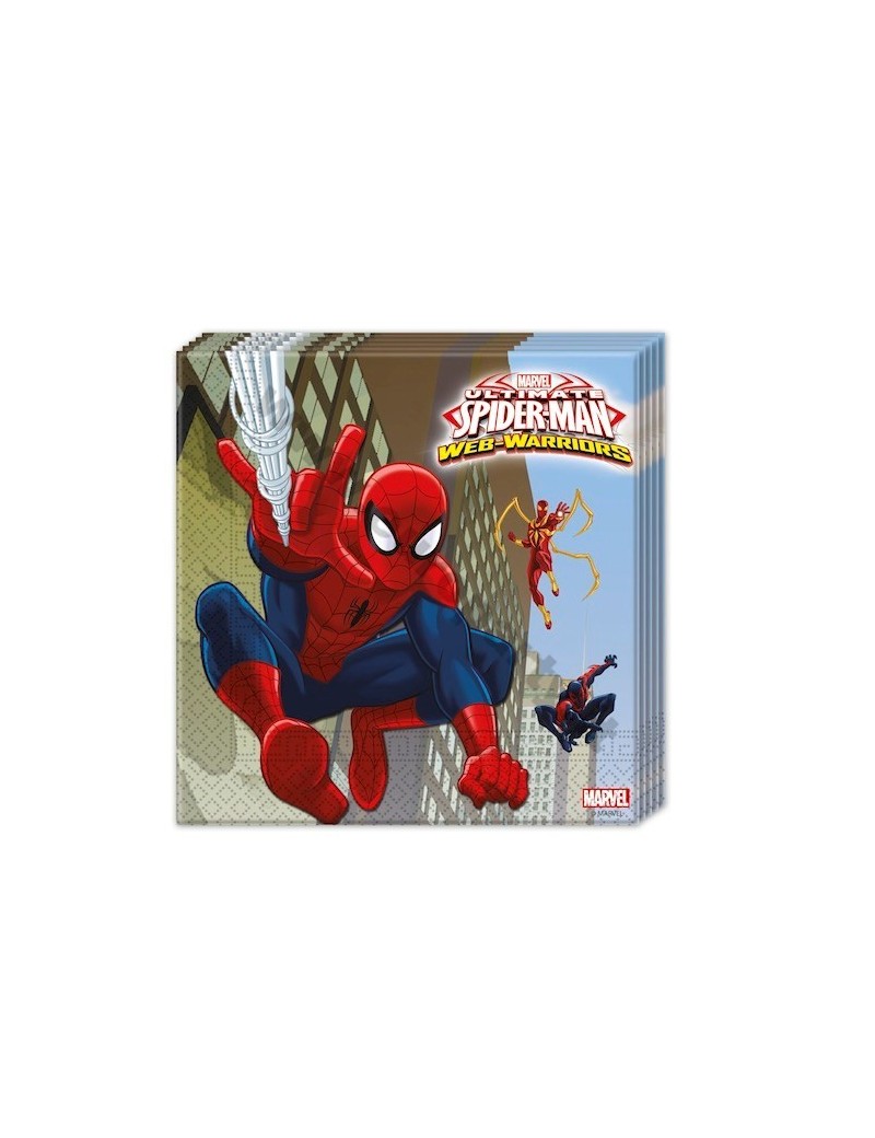 Tovaglioli di Carta Spiderman 33x33