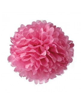 Pom Pom di Carta colore Fucsia