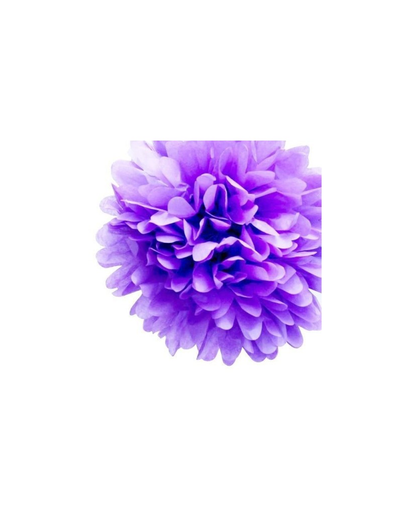 Pom Pom di Carta Colore Lilla