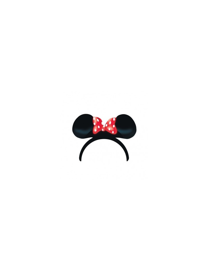 Coroncina Orecchie Minnie Fiocco