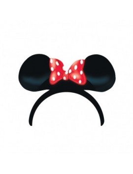 Coroncina Orecchie Minnie Fiocco