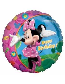 Palloncino Minnie Mouse Happy Birthday