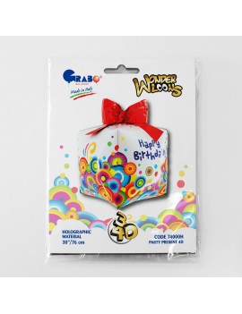 Palloncino 4D Pacco Regalo