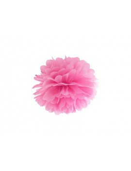 Pom Pom di Carta Rosa 25 cm