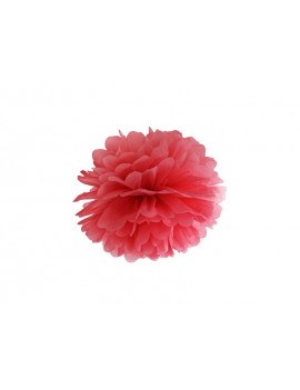 Pom Pom di Carta Rosso 25 cm