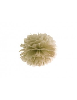 Pom Pom di Carta Oro 25 cm