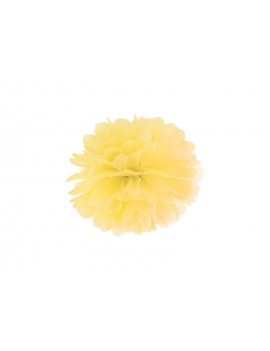 Pom Pom di Carta Giallo 25 cm