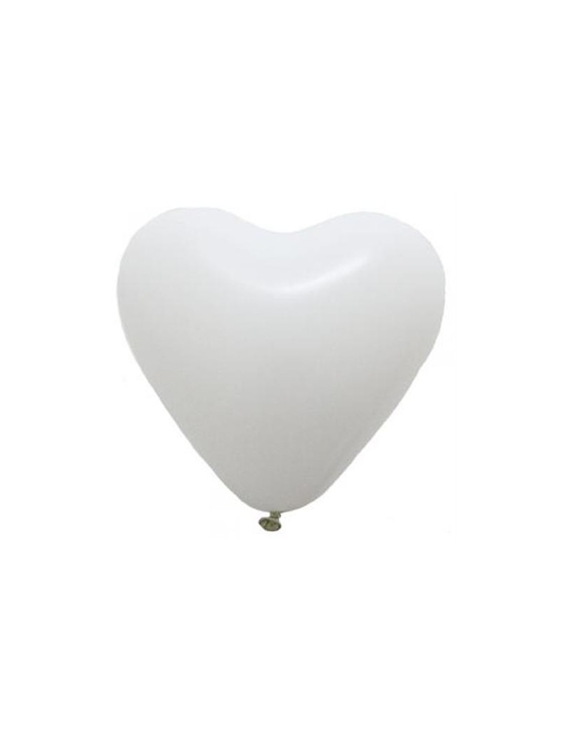 Palloncini Cuore 5" Bianchi