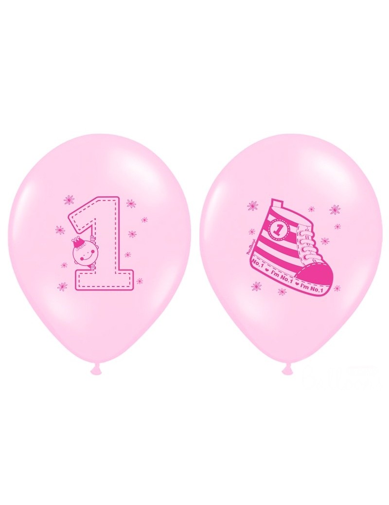 Partycolare- Palloncini in Lattice 10'' Medium Rosa Baby 25 pezzi