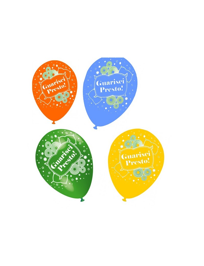 Palloncini in lattice Guarisci Presto Misti