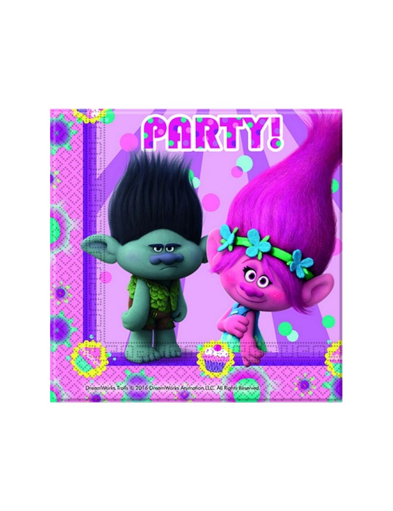 Tovaglioli di Carta Trolls (20 pz)