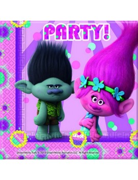 Tovaglioli di Carta Trolls (20 pz)