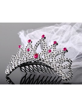 Tiara Argento con Velo