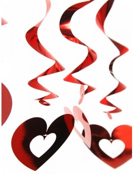 Festone con Cuori Pendenti